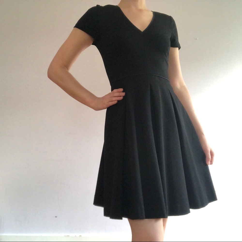 Banana Republic A-line Dress Black